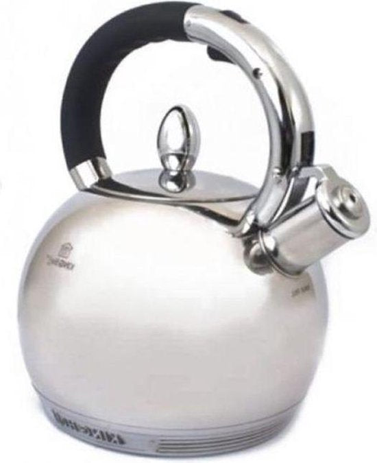 Kinghoff KH3777 - Fluitketel - RVS - 3.0 liter - Waterkoker