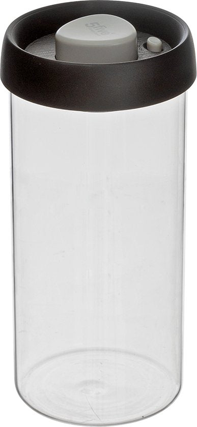 5Five Voorraadpot met vacuümpomp - 1 liter