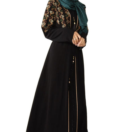 Dezente bestickte Abaya