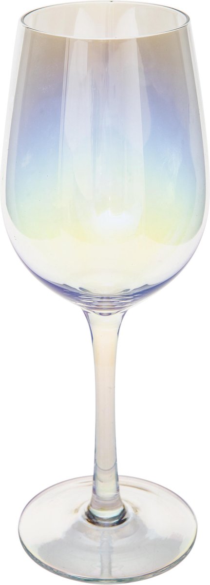 Secret de gourmet Irisierende Weingläser 6er-Set – Fantasie – Regenbogenfarben