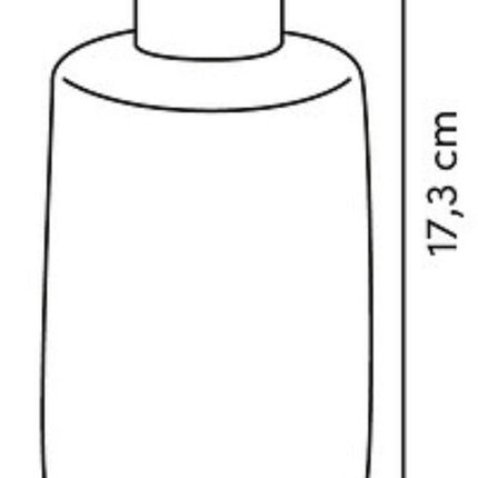 Zeepdispenser Keramiek Tarwe - 17.3 cm – Badkamer & Keuken Accessoire – Geel - Zeeppomp - Hervulbaar - Gele Strepen - Keramisch