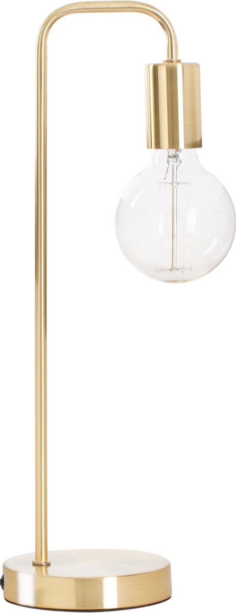 Atmosphera Tischleuchte/Schreibtischlampe Design Light - Metallic Gold - H46 cm - Leselampe