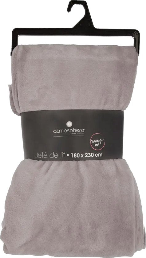 Atmosphera - Plaid - 180 x 230 cm - Gris