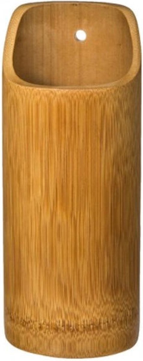 Ensemble d'ustensiles de cuisine - Set de 5 ustensiles de cuisine - Organisateur rond - Set de spatules + Support - Bois de bambou