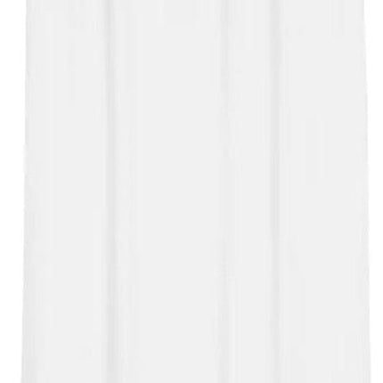 5Five Douchegordijn - wit - polyester - 180 x 200 cm - inclusief ringen - Voor bad en douche