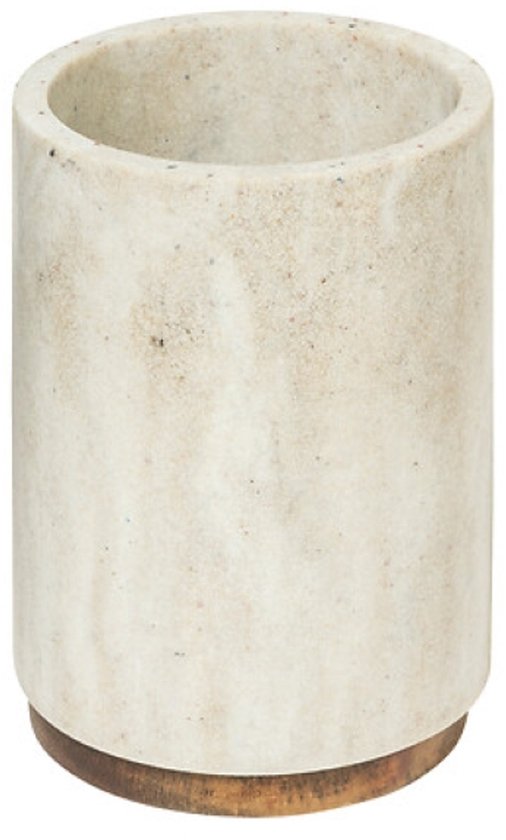 Côme badkameraccessoires set beige – 3-delige wastafelset van polyresin – foto 5