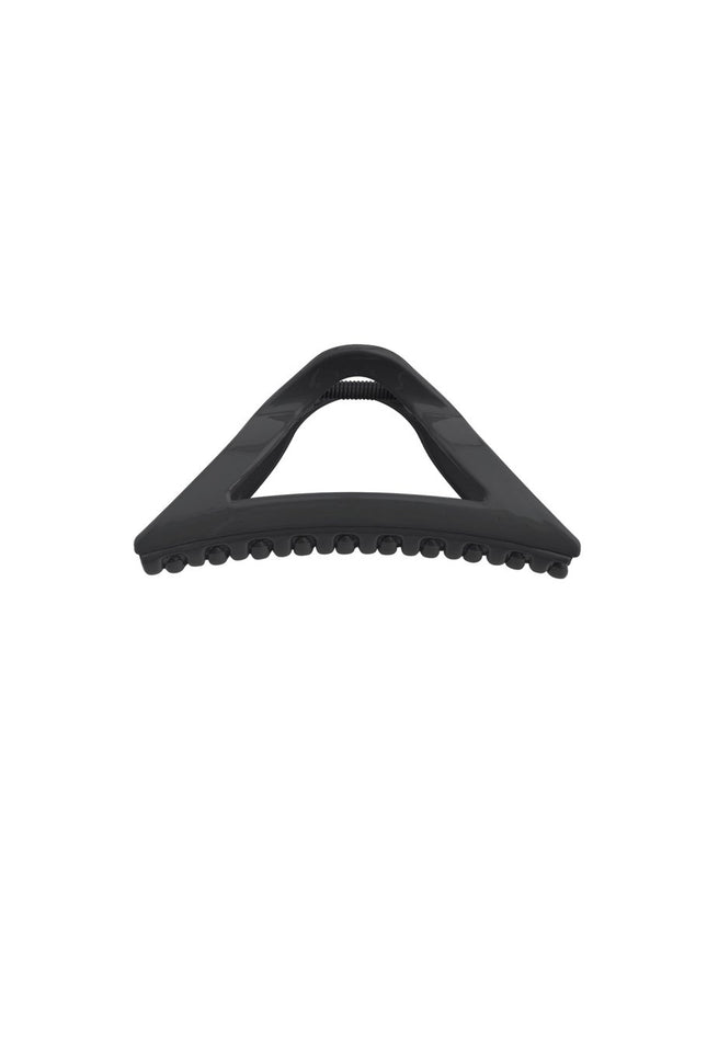 Zwarte Driehoek Haarclip – Zomers Design – Plastic – 11,5 cm