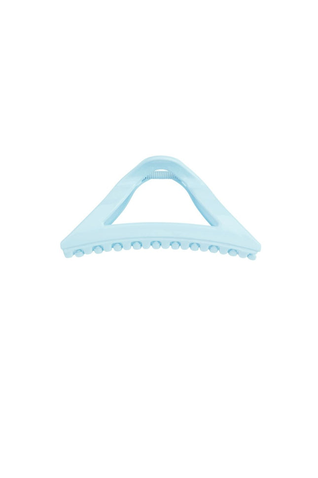Lichtblauwe Driehoek Haarclip – Zomers Design – Plastic – 11,5 cm