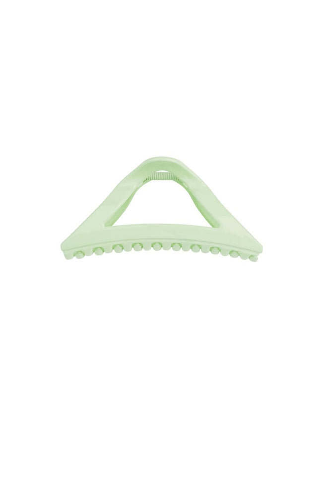Lichtgroene Driehoek Haarclip – Zomers Design – Plastic – 11,5 cm