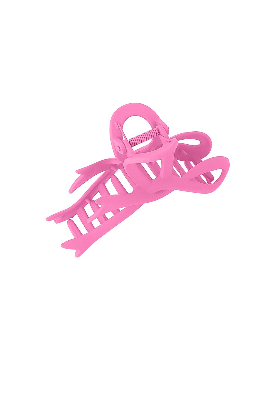On Fleek Haarclip Fuchsia - Plastic Haarklem - 11 cm - Felroze Accessoire - Haarklem - Felroze