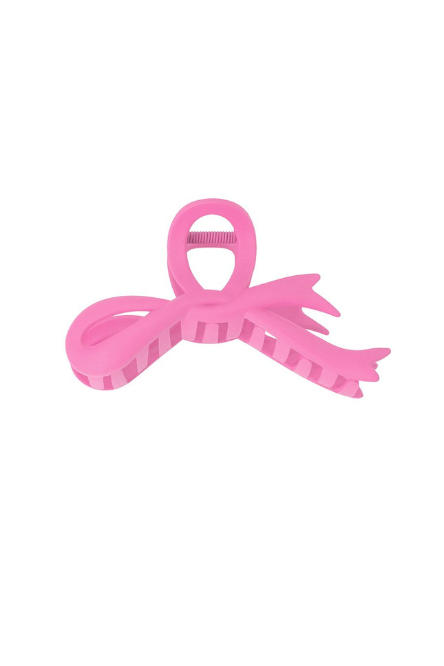 On Fleek Haarclip Fuchsia - Plastic Haarklem - 11 cm - Felroze Accessoire - Haarklem - Felroze