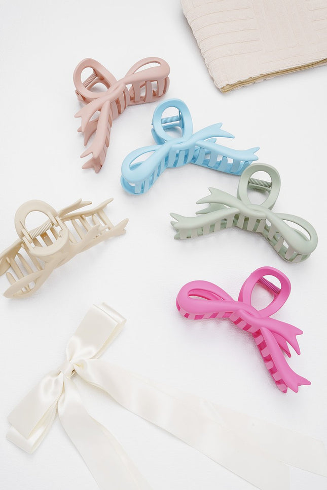 On Fleek Haarclip Fuchsia - Plastic Haarklem - 11 cm - Felroze Accessoire - Haarklem - Felroze
