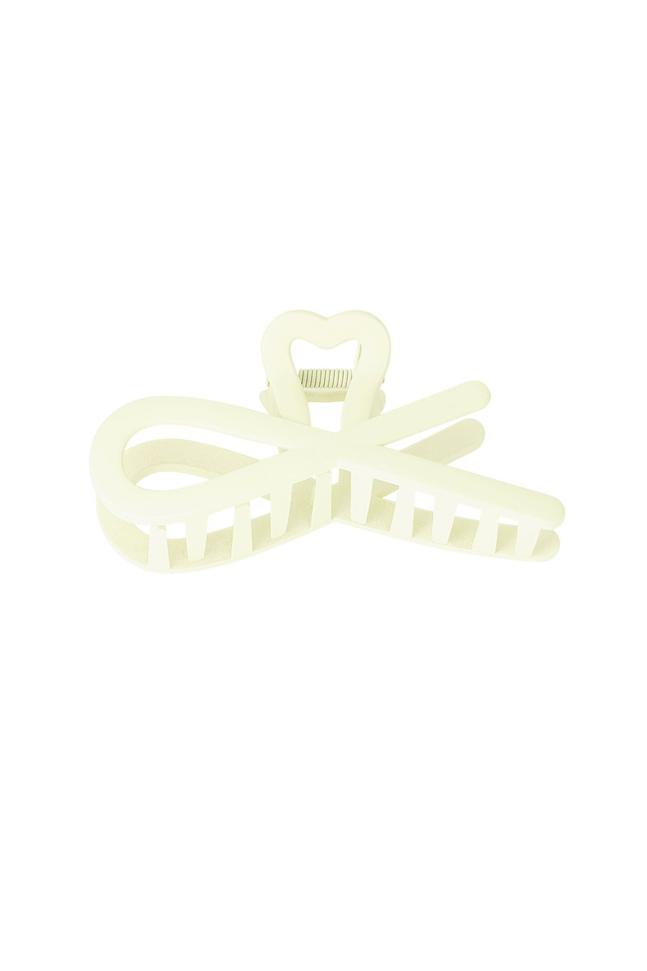 Haarclip Krullende Golven - Plastic Haarspeld - 11 cm - Off White