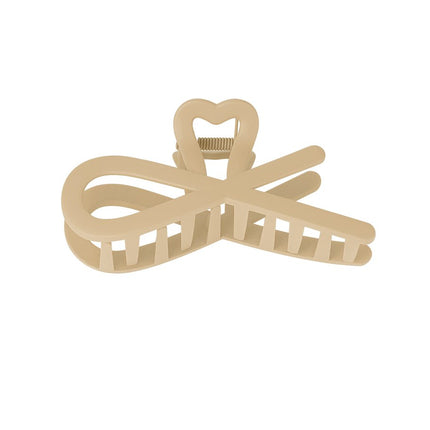 Haarclip Krullende Golven - Plastic Haarspeld - 11 cm - Zandkleur