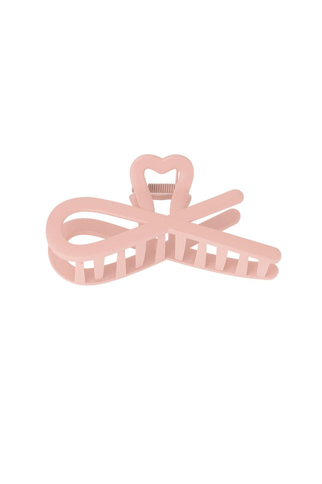 Haarclip Krullende Golven - Plastic Haarspeld - 11 cm - Roze
