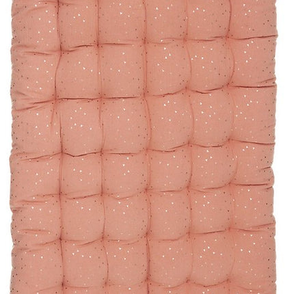 Atmosphera Kids Oya Bodenmatratze mit goldenen Dreiecken – 120x60x5cm – Terracotta