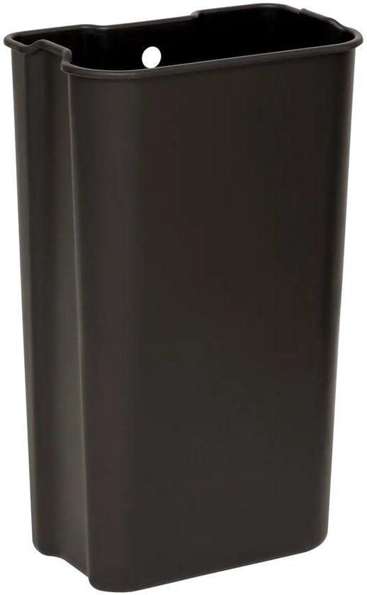 5Five Norvik Waste Bin - matte silver - stainless steel - 30 liters - 36 x 30 x 61 cm - trash can