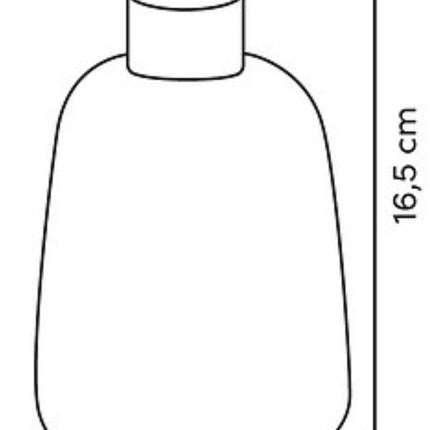 Zeepdispenser Dotty - 400 ml Glas - Bruin Rond Met Pomp - Zeeppomp - Handzeepdispenser - Hervulbaar - Navullen