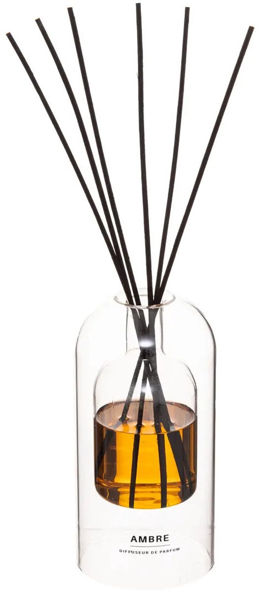 Atmosphera Duftstäbchen im luxuriösen Glasbehälter - Amber - 150 ml - Raumduft - Interieurparfum