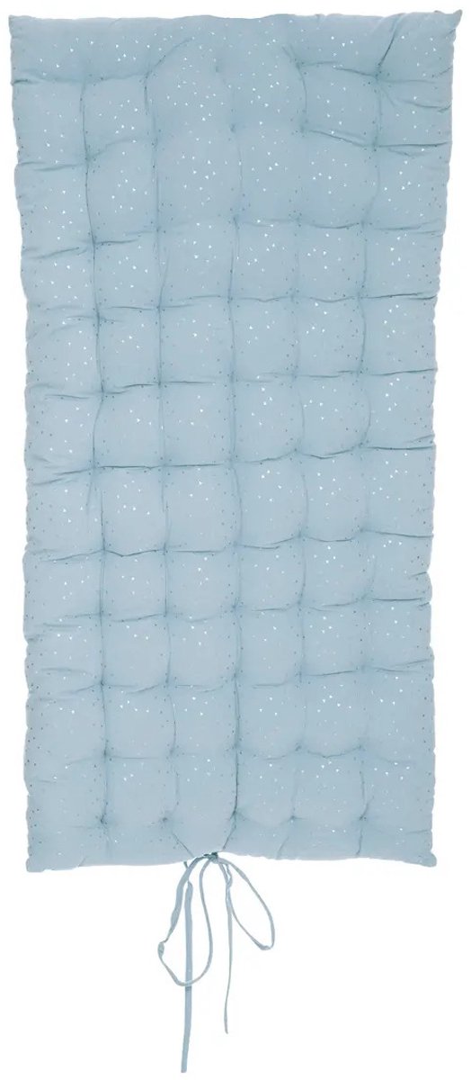 Atmosphera Bodenkissen Matratze - blau - Polyester/Baumwolle - 120 x 60 x 5 cm - Extra lang - Spielen - Gaming - Entspannen - Übungen