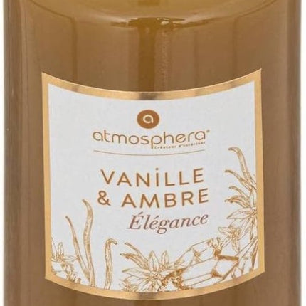 Atmosphera Nachfüllpackung für Duftspender Vanille und Bernstein, 200 ml