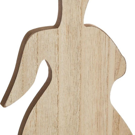 Atmosphera set van 2 Kapstokken konijn kinderkamer - Hout - Wit - Wandhaak - Set van 2 - kapstok