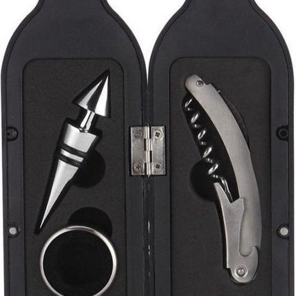 Kinghoff 1166 - Wein-Set - Flaschenform - Geschenk