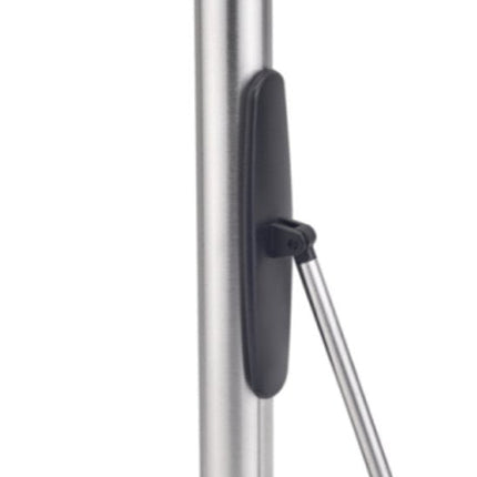 KING HOFF Küchenrollenhalter aus Edelstahl - Edelstahl Silber - Küchenaccessoire mit Abreißhilfe - KH-1955 - Küchenpapierhalter