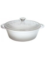 Kinghoff 1521 - cocotte en fonte - Ø24 cm - 4L - gris - émaillée