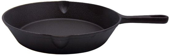 Hage - Cast Iron Frying Pan - Mini Skillet - Natural Non-Stick Effect - BBQ & Campfire - For Baking, Roasting, Grilling & Serving - Ø20 x 4.5 cm - Black