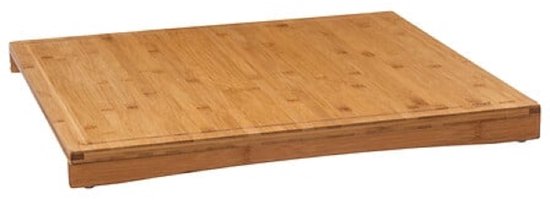 Snijplank - Bamboe Snijplank - Stove Top Snijplank - Keuken Werkblad Vergroter - Stevige & Duurzam - 58 x 52 cm - Bamboe