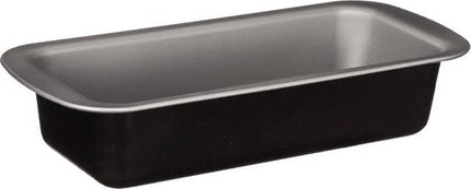 5Five Cake bakken bakvorm/bakgerei Backery Pro - metaal - anti-aanbak laag - zwart - 29 x 13 x 6 cm
