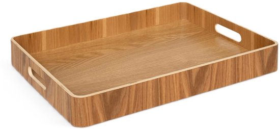 Plateau 5Five Curve - 43 x 30 x 5 cm - Marron