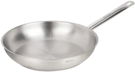 Kinghoff KH-2020 Edelstahl-Bratpfanne – Ø 28 cm – Ohne Antihaftbeschichtung