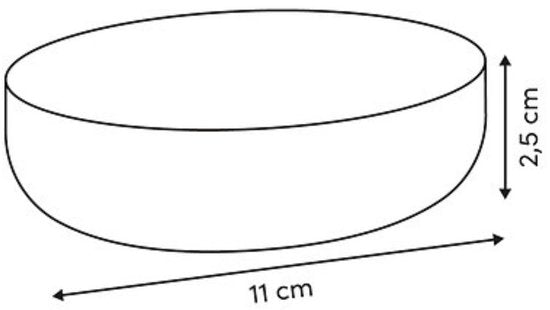 Zeepbakje Dotty - Ø 11 cm Glas - Bruin Rond - Zeephouder - Luipaardprint - Panterprint - Glazen zeephouder - Zeepbakje