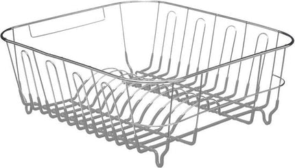 Secret de Gourmet Afdruiprek - afwasrek - grijs - 36 x 32 cm - van metaal - Afwassen