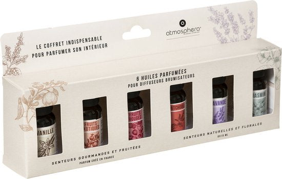 Atmosphera Essential Oils – 6 geuroliën van 15 ml voor je aromadiffuser – foto 2