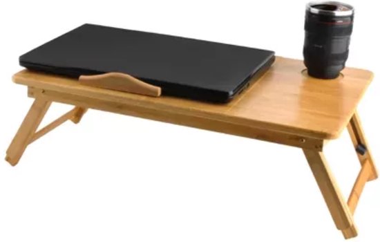 Ruhhy bamboe laptopstandaard – verstelbare laptoptafel tot 17 inch – foto 14