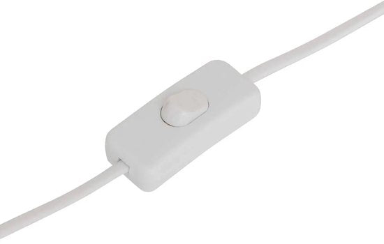Atmosphera Lito paddenstoellamp – witte tafellamp van staal, E27, Ø 20 x 25 cm – foto 5