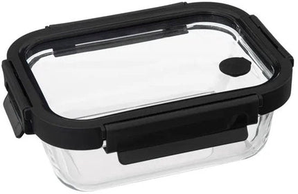 Vershoudbakjes Glas Set van 4 - Meal Prep Bakjes - Glazen Lunchbox met Deksel - 2x 0.5L & 2x 1.3L