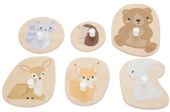 2-teiliges Holzpuzzle-Set - Pädagogisches Holzspielzeug für Kinder - Mutter & Baby 6-Teile-Puzzle & Zahlenpuzzle - Montessori-Spielzeug - Bunt