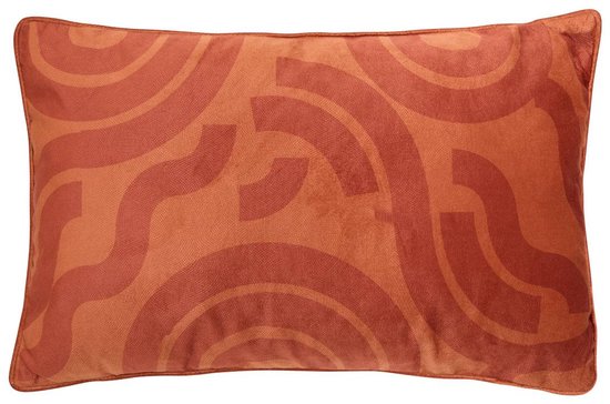 Atmosphera Lilou kussen, rechthoekig, 30 x 50 cm, fluweelzacht polyester
