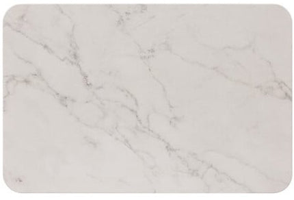Diatomiet Badmat - Sneldrogende Badkamer Mat - Antislip Steen Badmat - Absorberende Douchemat - Duurzame Diatomite Bath Mat - 60 x 39 cm - Wit