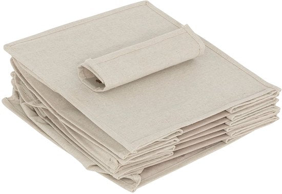 Organisateur de penderie suspendu 10 compartiments Five® - Dressy + - Beige
