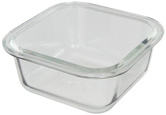 Glasbehälter mit Deckel – 2er-Set – 320 ml