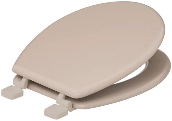 5Five Abattant WC Colors - beige - bois MDF / HDF - universel - fixation standard pour abattant WC