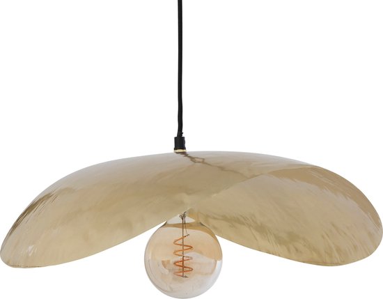 Atmosphera hanglamp Arlo goud – metalen lamp met E27-fitting