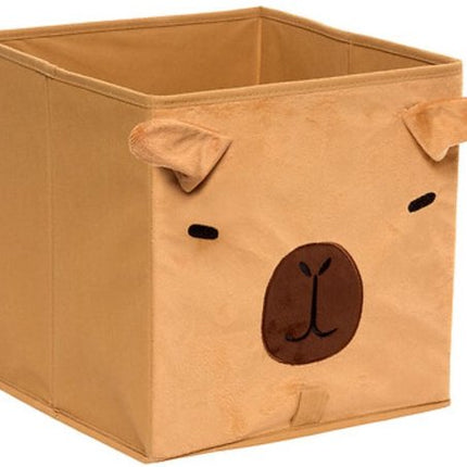 Atmosphera Kids Capybara Opvouwbare Opbergmand - 29x29x29cm - Bruin
