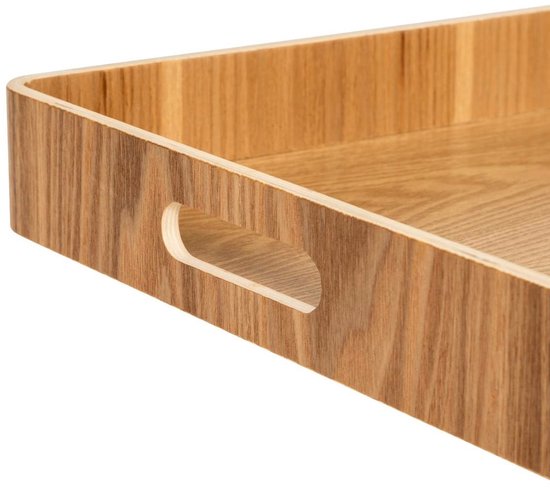 Plateau 5Five Curve - 43 x 30 x 5 cm - Marron