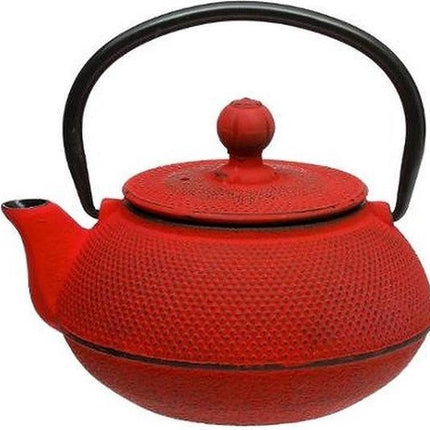 Gusseiserne rote Teekanne - secret de gourmet - 0.6L